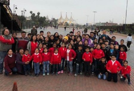 We took the children to visit Lima in 2019