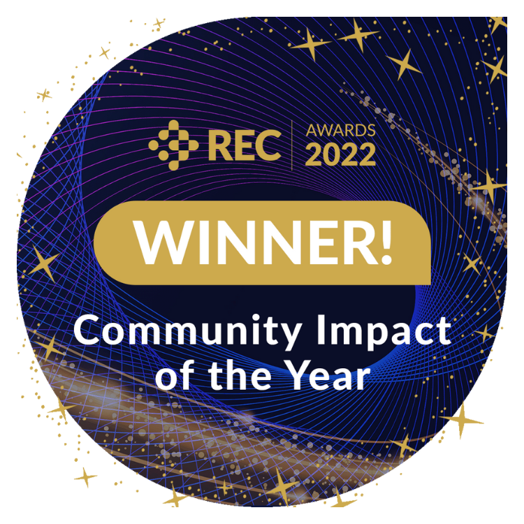 Rec Awards Winner 2022 - Community Impact of the Year